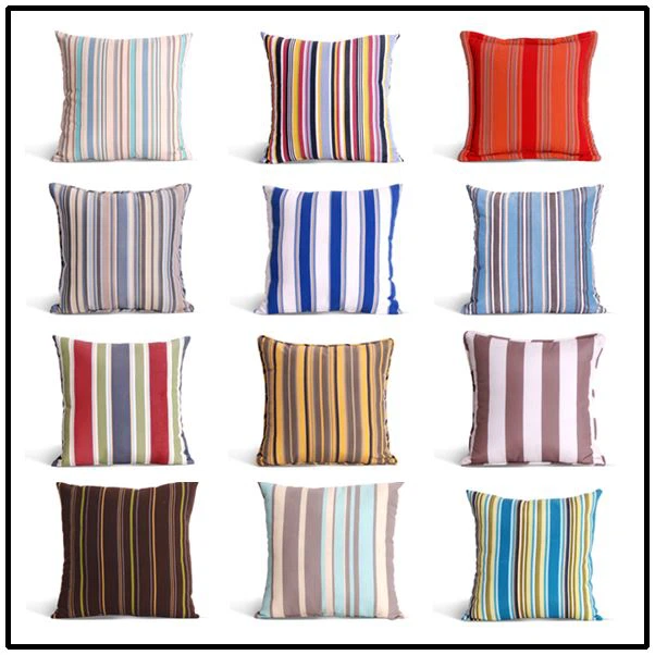 stripe outdoor pillow